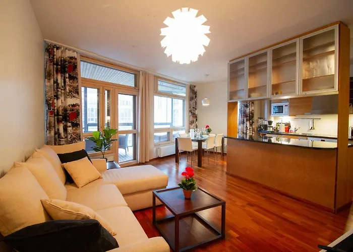 -- 2ndhomes Luxury Kamppi Center With Sauna -- Apartmán Helsinky